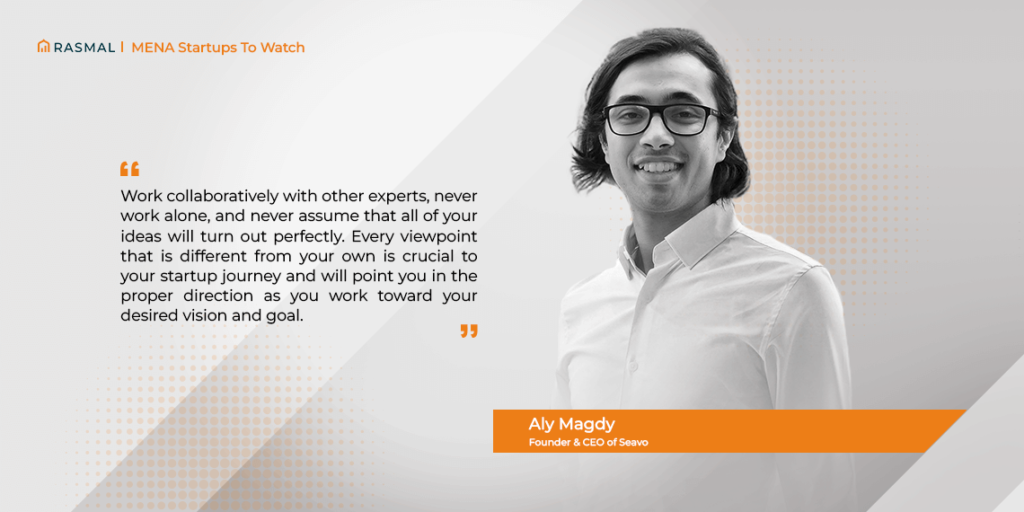 Aly Magdy, founder of the startup Seavo