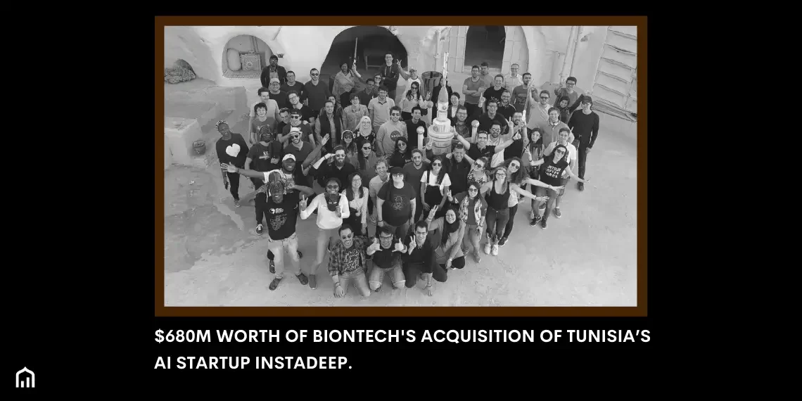 $680M worth of BioNTech's acquisition of Tunisia’s AI startup InstaDeep