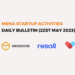 MENA Startup Activities Daily Bulletin - 22nd May 2023