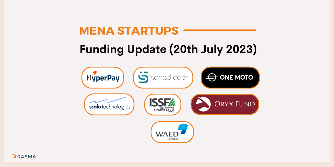 MENA Startups Daily Funding and Investment Update - 20th July 2023