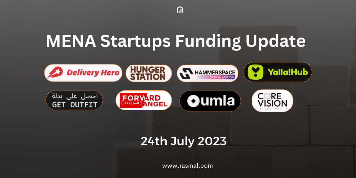 MENA Startups Daily Funding and Investment Update - 24th July 2023