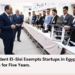 President El-Sisi Exempts Startups in Egypt from Taxes for Five Years