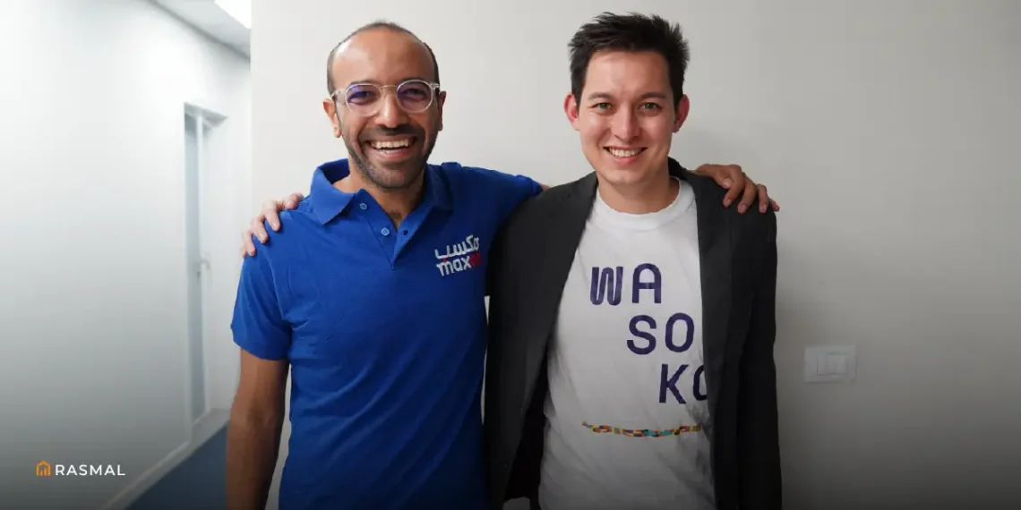 Belal El-Megharbel, CEO of MaxAB and Daniel Yu, CEO of Wasoko