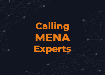 Dark background graphic with network lines and nodes, orange text reading ‘Calling MENA Experts’, and Rasmal logo in the corner. Invitation for professionals to join Rasmal’s upcoming expert platform.